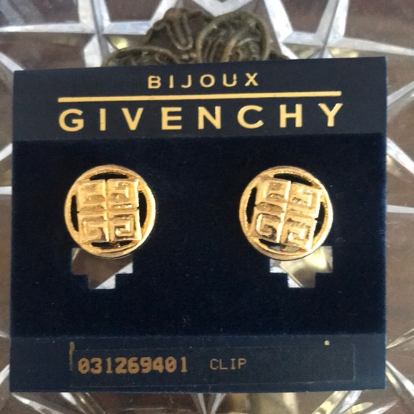 Givenchy Jewelry - GIVENCHY LOGO CLIP EARRINGS
